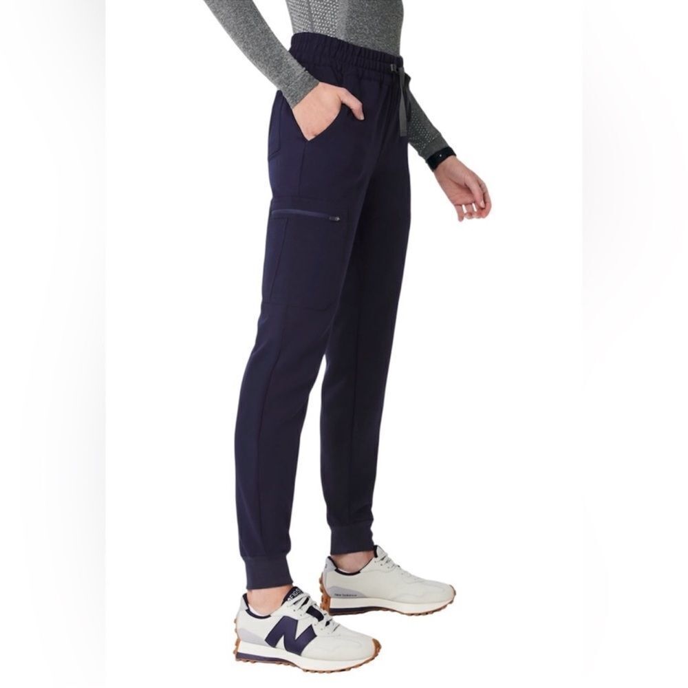 Figs Women's Navy Uman Relaxed Jogger Scrub Pants Size XL